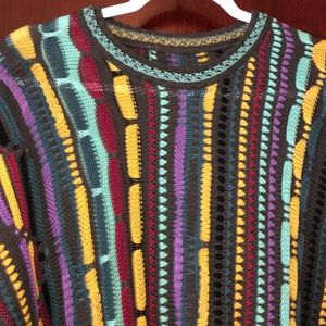 Men’s Multicolored Handmade Knitted Sweater